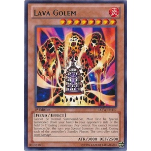 การ์ด Yugioh - TCG - Lava Golem / LCJW-EN117
