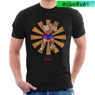 New DCVZTEA Street Fighter Sagat Retro Japanese Mens T-Shirt sale