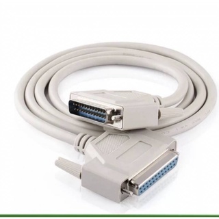 Cable Printer25Pin/สายปริ๊นเตอร์25พิน/สายผู้เมีย/ขนาดสายยาว1.5เมตร