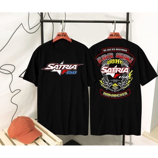 เสื้อยืดผ้าฝ้ายพิมพ์ลายขายดี เสื้อยืด พิมพ์ลาย Satria Suzuki F150 แบบเต็มตัว สําหรับรถจักรยานยนต์