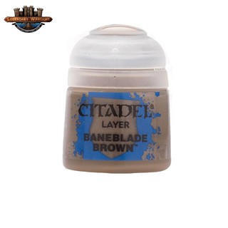 [P210พร้อมส่ง] Citadel : LAYER: BANEBLADE BROWN (12ML) สีอะคริลิคสำหรับทาโมเดล