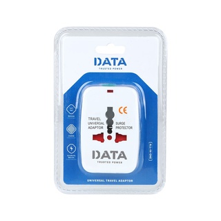 รับประกัน ปลั๊กแปลง UNIVERSAL 2 ขา DATA DP9  ADAPTER UNIVERSAL 2P DATA DP9 ส่งฟรีทั่วประเทศ