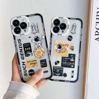 เคสมือถือ แบบนิ่ม ลายนักบินอวกาศ ดวงจันทร์ สําหรับ VIVO V23E V23 V21E V21 4G 5G V20 V15 S1 Z1 X50 X60 Pro V9 Youth Y33S Y21S Y21 Y52 Y72 5G Y53S Y51 Y51A Y31 2021