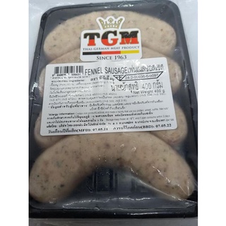 TGM Fennel Bratwurst 400 Gramm 4 Stūck / Fennel Sausage 400 Gram 4 Pcs/Pack