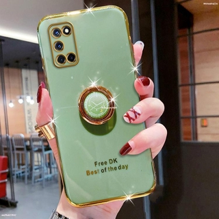 เคส OPPO A9 A5 A73 2020 Reno5Pro F11 F11Pro A91 A83 Reno2 Reno2F A83 F5 F1S เคสโทรศัพท์มือถือ ซิลิโคนนิ่ม สไตล์หรูหรา พร้อมแหวนจับ | DK Phone Case