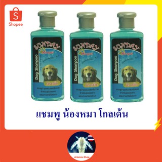 แชมพู น้องหมา โกลเด้น สำหรับขนยาว ผสมสารสกัดใบบัวบก SUNDAY SHAMPOO 250 ML