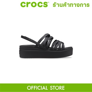 CROCS Brooklyn Strappy Low Wedge รองเท้าแตะผู้หญิง