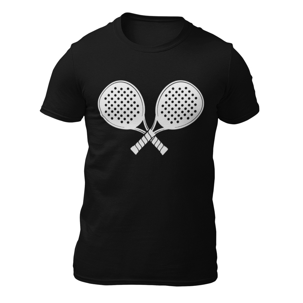 คอลูกเรือเสื้อยืด พิมพ์ลาย Raquetas Padel อินเทรนด์ สําหรับผู้ชายS-5XL