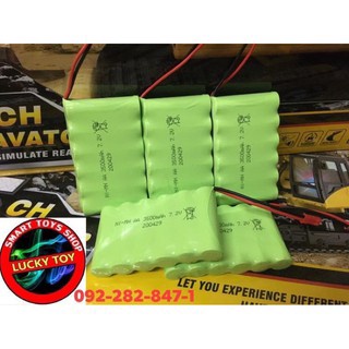 แบตเตอรี่​ชาร์จ​ 7.2V 3500mAh แจ๊ค​แดง สำหรับ​ของเล่น​บังคับ​ (คนไทยขาย คนไทยส่งครับ)