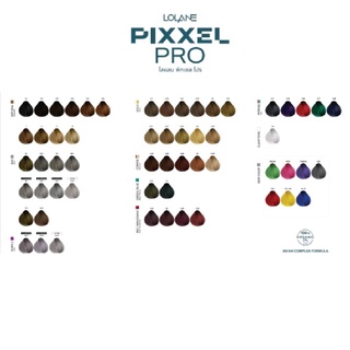 Lolane Pixxel Pro Hair Color โลแลนพิเซล โปร แฮร์ คัลเลอร์ 100มล + 150 มล สีย้อมผม กลิ่นไม่ฉุน