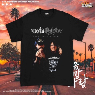 เสื้อยืด พิมพ์ลาย Lemmy MOTORHEAD X DAVE GROHL FOO Lighters BAND สําหรับผู้ชายสามารถปรับแต่งได้