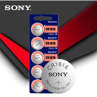 ถ่ายกระดุม Sony cr1616 button cell battery watch car remote