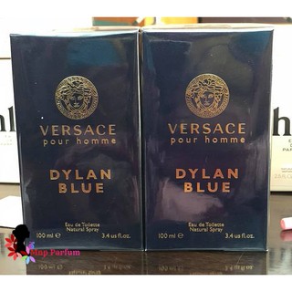 Versace Pour Homme Dylan Blue Edt For Men 100 ml. ( กล่องซีล )