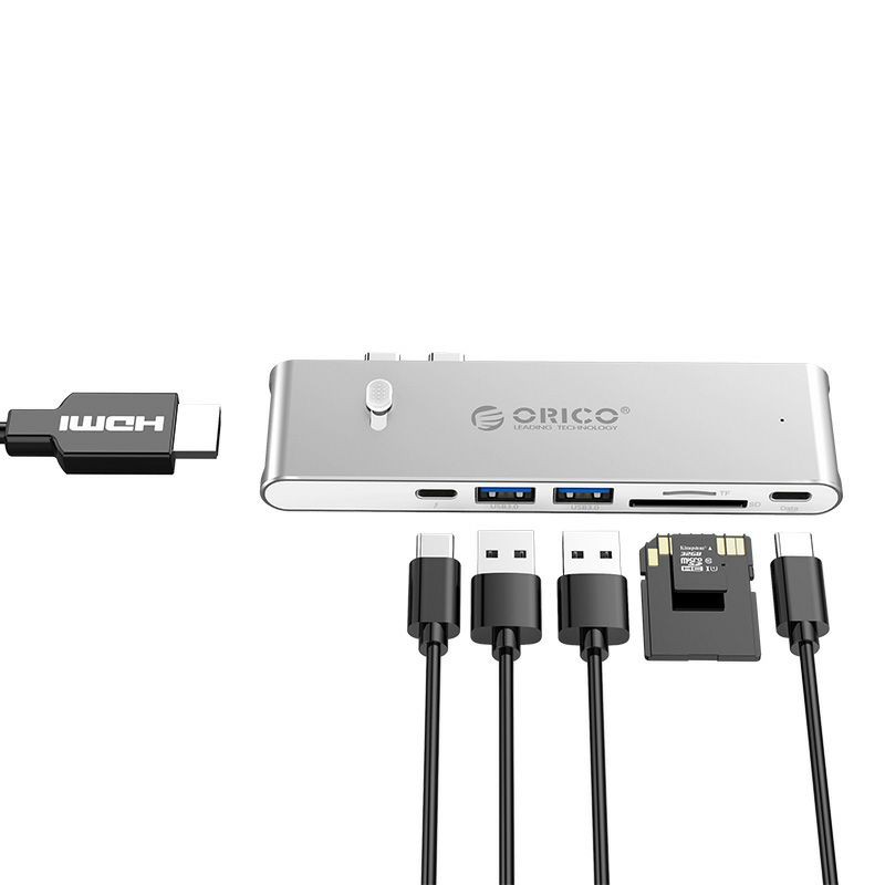 ลดราคา orico type c multiport ORICO MacBook Pro Multifuncption Docking Station 60W PD Charge xc-309 #ค้นหาเพิ่มเติม female extender หัวชาร์รถพร้อมสายชาร์ท Micro USB Adapter ตัวแยกไมค์กับหูฟัง unitek