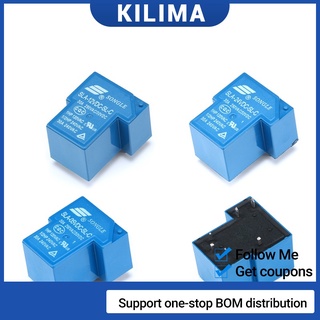 รีเลย์พาวเวอร์ SPDT SLA-05V 5V 12V 24V 4Pin 6Pin PCB 30A