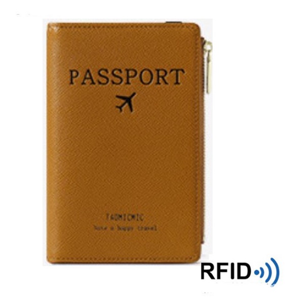 SM กระเป๋าใส่พาสปอร์ต และเอกสารการเดินทาง รุ่น WLP-8644 (W4-015) RFID พร้อมแผ่นป้องกันการสแกน RFID จากร้าน Smart Choices