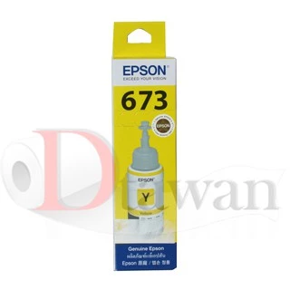 EPSON T673 น้ำหมึกเติมแท้ EPSON L800,L805,L810,L850,L1800 (BK,C,M,Y,LC,LM) (เลือกสีที่ช่องตัวเลือกสินค้า)