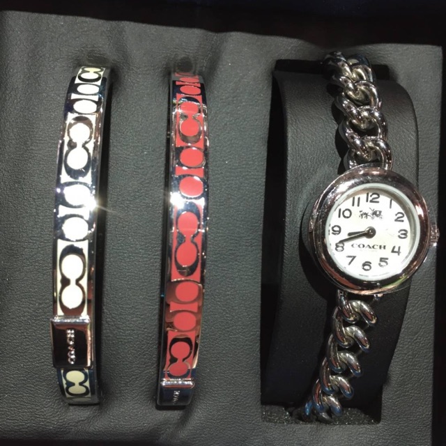 COACH WOMEN'S 14000054  Waverly' Bracelet Watch &amp; Bangle Gift Set