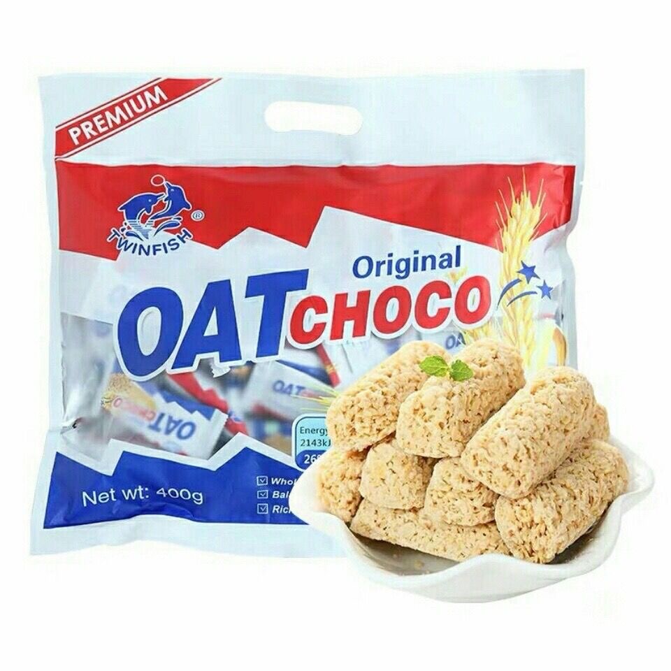 ซื้อ OAT CHOCO ขนมข้าวโอ้ต ธัญพืชอัดแท่ง（燕麦400g）