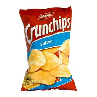 Lorenz Crunchips Salted Potato Chips 100gm  ซื้อ 1 ฟรี 1 Lorenz Crunchips Potato Chips 100gm ซื้อ 1 ฟรี 1