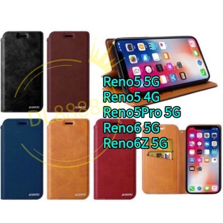 Reno 7Z ✨🇹🇭✨เคสฝา​พับ​XUN For Oppo Reno5 / Reno5Pro / Reno6 / Reno 6Z / A95 Reno7 / Reno 7 Pro / Reno7Z / Reno 8Z 5G