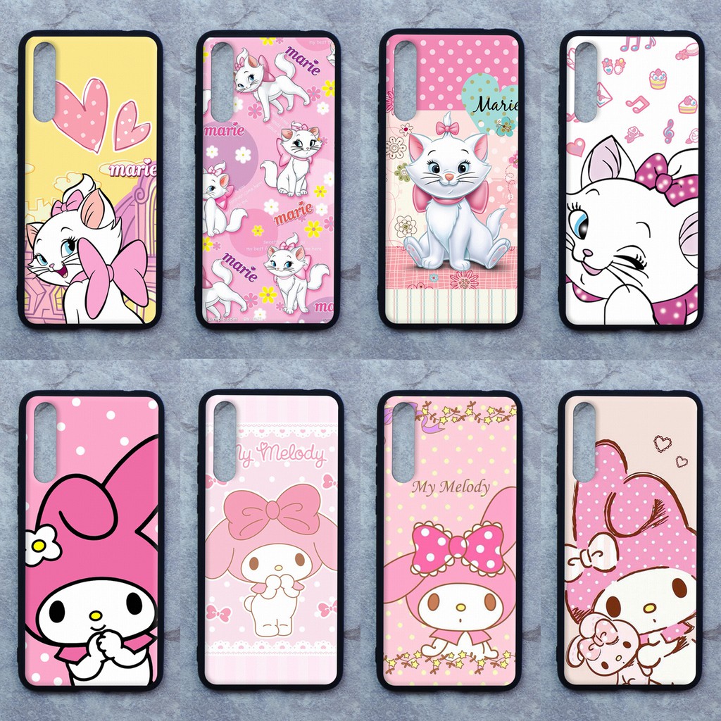 เคส Huawei P20 pro / P20 plus ใช้เคสเดียวกัน ลายแมวมารี-เมโลดี้ ขอบนิ่มหลัง แข็ง เคสมือเคสโทรศัพท์ Case เคส Tมหลังแข็ง ไ