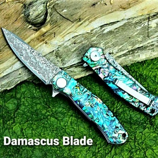 มีดพับดามัสกัส Damascus knife