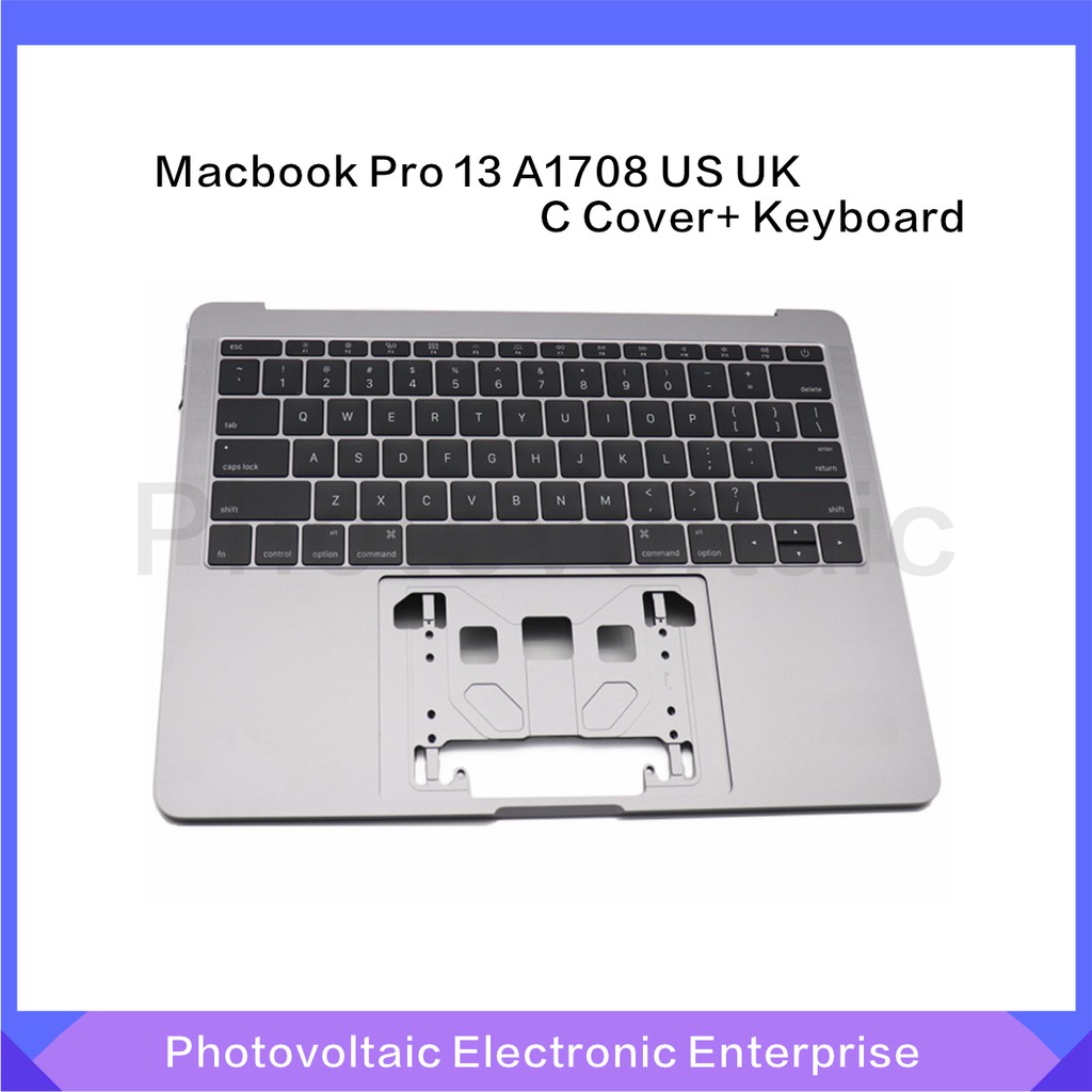 GFOriginal A1708 TopcaseสําหรับMacbook Retina Pro 13 A1708 Top case US UKคีย์บอร์ดพร้อมBacklight 201