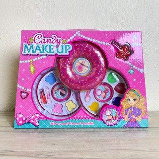 Mika Toys ของเล่นแต่งหน้า เครื่องสำอางแต่งหน้าเด็ก ลายโดนัท Candy Make Up ของเล่นแต่งหน้าเด็ก ของเล่นแต่งหน้าเด็กผู้หญิง