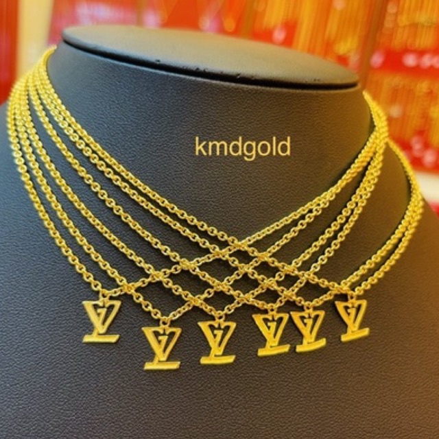 KMDGold สร้อยคอระย้า 1สลึง ทองแท้ขายได้จำนำได้ พร้อมใบรับประกัน