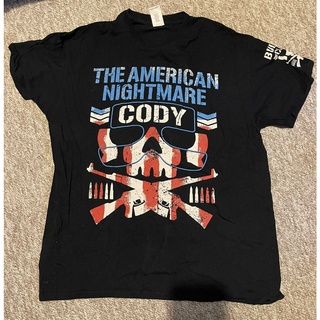 ROUND คอลูกเรือเสื้อยืด ขนาดใหญ่ พิมพ์ลาย Njpw Club Cody Rhodes "American Nightmare" 2021-4XL