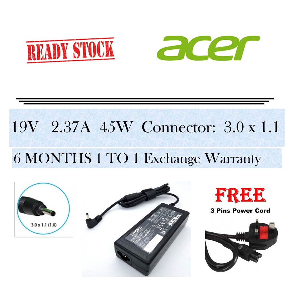Alimentatore 19 V 2,37 A 45 W Per Acer Aspire 5 A515-44 A515-46 - Foto 5