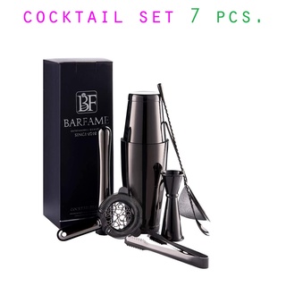 ชุดค็อกเทลบาร์ ชุดผสมเครื่องดื่ม เชคเกอร์ ชุดเชคเกอร์ 7 ชิ้น/กล่อง Cocktail Shaker Set 7 pcs