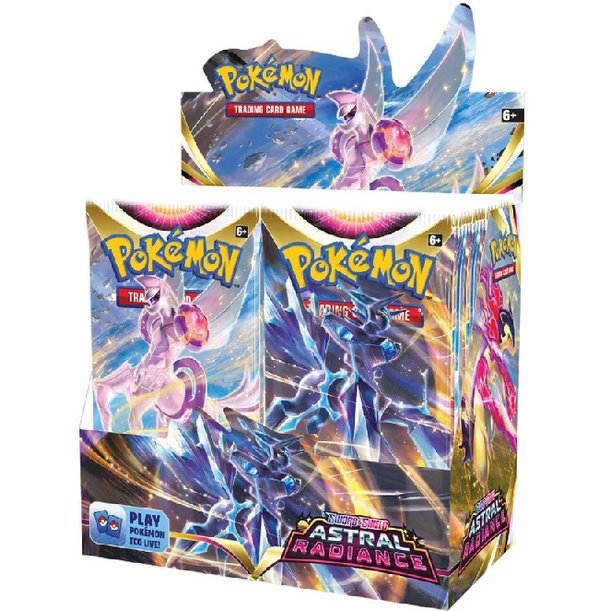 PE PE--ASRA--box Pokemon TCG Sword &amp; Shield Astral Radiance Booster Box Pokemon Booster Box 1 EN Box 0820650860232