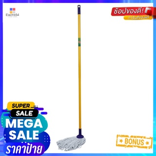 ไม้ม็อบคอตตอนหัวจุก SCOTCH-BRITE 6 นิ้ว สีเหลืองCOTTON CORK MOP SCOTCH-BRITE 6" YELLOW