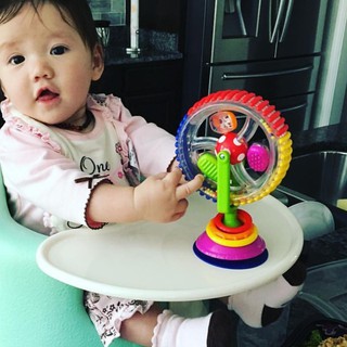 ของเล่นติดโต๊ะเด็ก วงล้อลูกปัด Sassy Wonder Wheel Highchair Toy