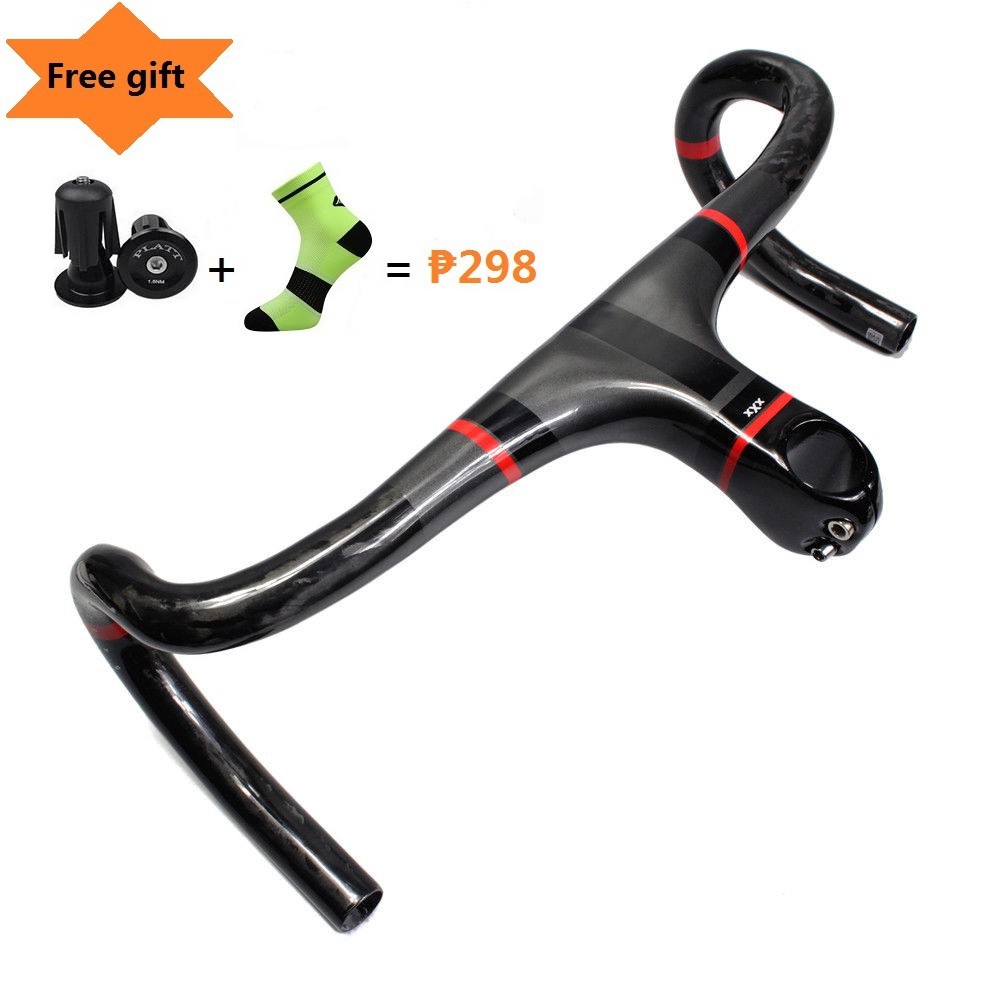 แท่งแฮนด์บาร์คาร์บอน สำหรับจักรยาน แบบ.Drop Bar