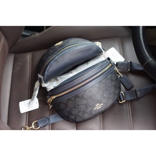 งาน Shop ไม่มีถุงผ้า  COACH 39937 Signature Fanny Pack