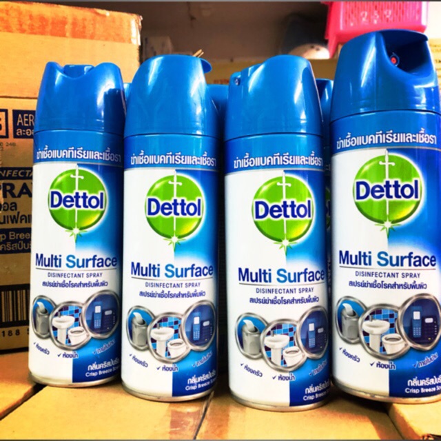 Dettol spray multi surface 450ml. แบคทีเรียและเชื้อรา