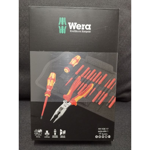ชุดไขควง Kraftform Kompakt VDE 17 extra slim 1 Code Nr.:05136027001 Wera
