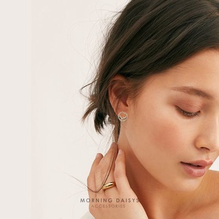 ส่งจากไทย🇹🇭 ต่างหู Luxury แฟชั่นแบบติดหูทรงกลมประดับคริสตัล 💕ต่างหูผู้หญิง ตุ้มหูผู้หญิง ต่างหูห่วง ต่างหูหรูหรา