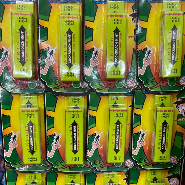 หมากฝรั่งแมลงสาป 12ชิ้น99บาทเล่นสนุก สำหรับเเกล้ง เพื่อน 1โหล มี12ชิ้น