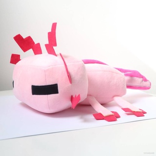 ตุ๊กตาของเล่นการ์ตูน Minecraft Cynops Axolotl 30 เซนติเมตรของเล่นสําหรับเด็ก