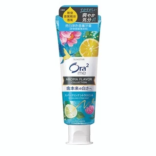 ยาสีฟันโอราทูมี อโรมา สปาร์คลิ้ง ซิตรัส มิ้นท์/ORA2 ME AROMA SPARKLING CITRUS MINT 130G