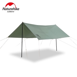 ฟลายชีท ผ้าฝ้าย Naturehike Cotton Canopy พร้อมเสาอลูมิเนียม 2 ต้น NH21YW152