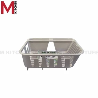 M KITCHEN 954 ชั้นวางจาน ชั้นคว่ำจาน พลาสติก ขนาด25x31x9 ซม (C0)