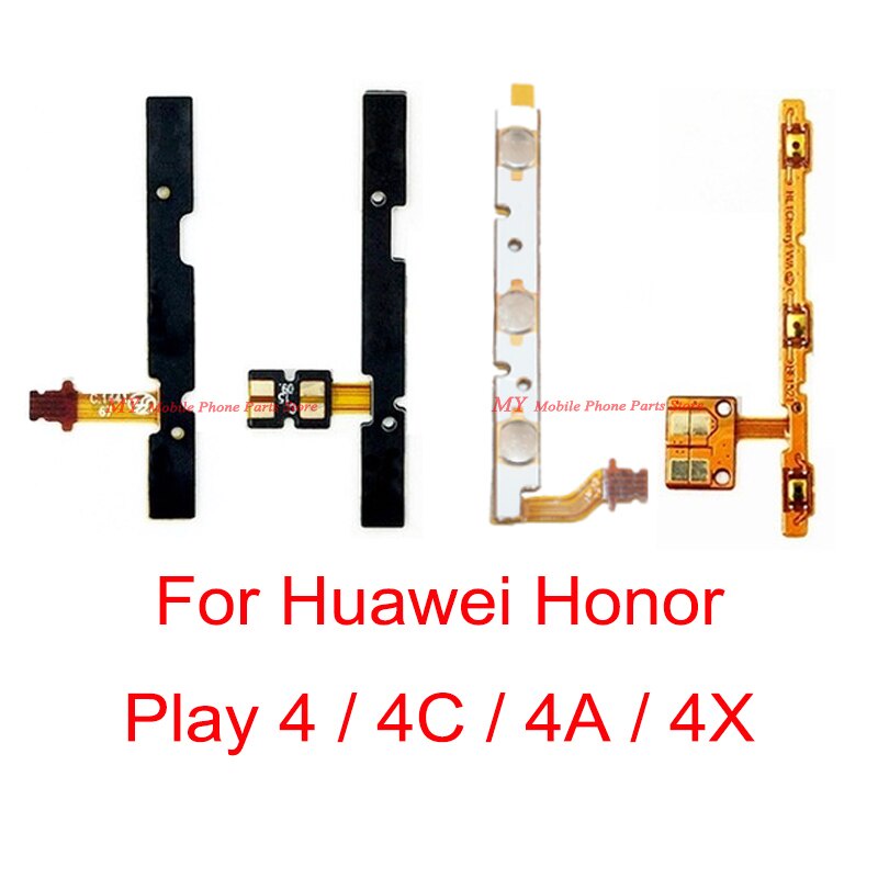 สายแพสวิตช์ปุ่มเปิดปิด ด้านข้าง สําหรับ Huawei Honor Play 4 4a 4c 4x Play4