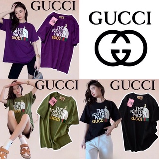 เสื้อยืดแขนสั้น Gucci X The North Face