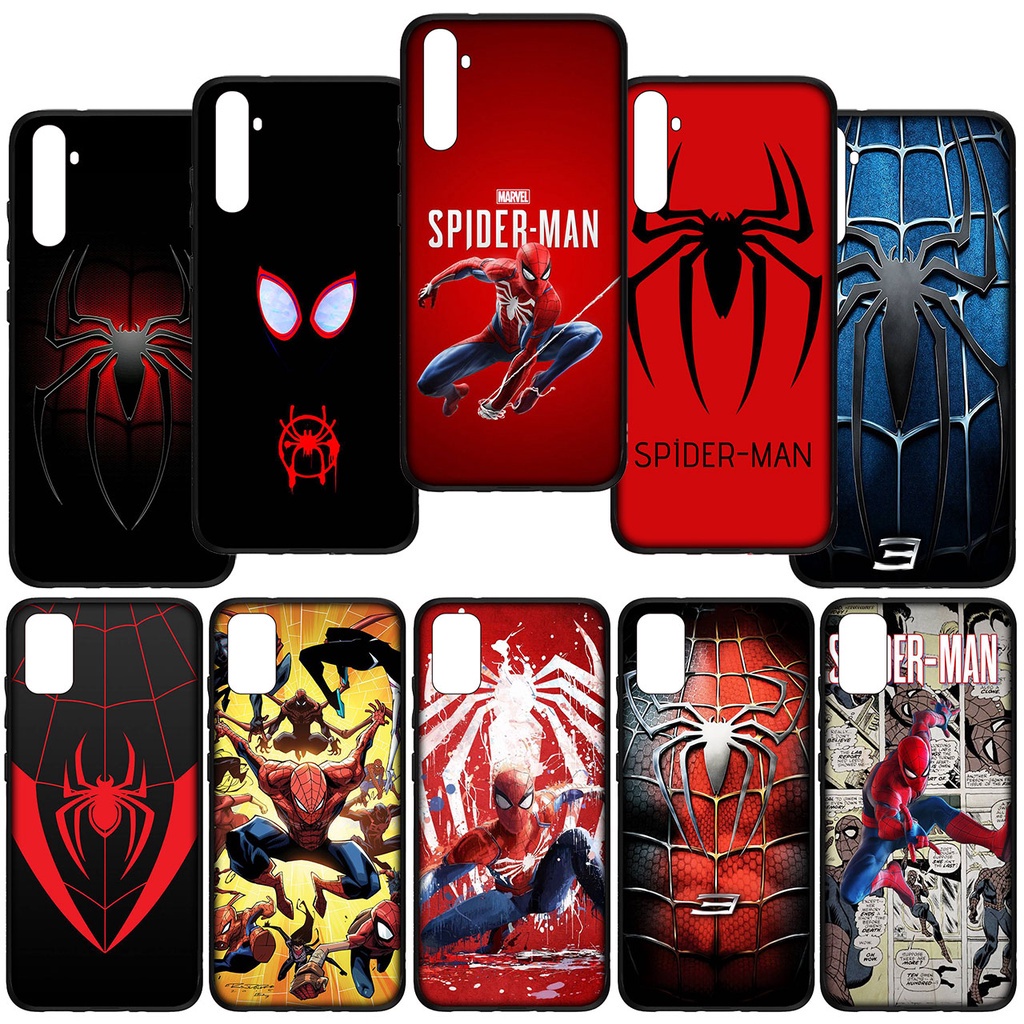 Samsung Galaxy A02 A32 5G A72 4G A02S M02 ปกอ่อน B-EB61 Spider Man Spider-Man Marvel เคสโทรศัพท์