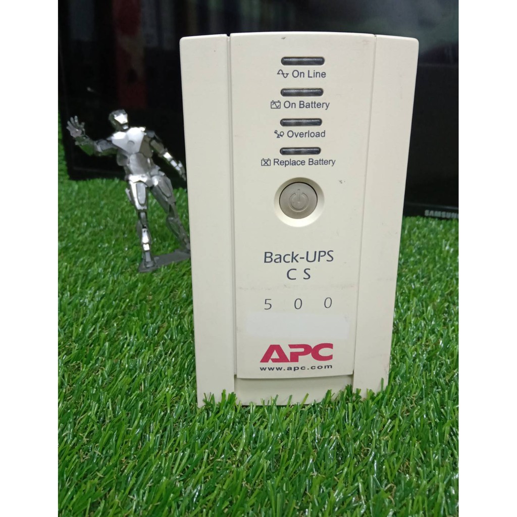 เครื่องสำรองไฟ UPS APC รุ่น BK500EI มีสองสภาพดี